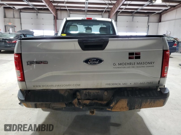 2017 Ford F-150 XL with VIN 1FTMF1CP8HKE56679, listed as a Copart auction lot 52177425 with 126,231 mi miles and Salvage title. Bid and sale history available at DreamBid. Image 6.