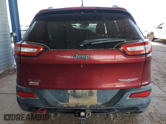 2014 Jeep Cherokee Trailhawk z VIN 1C4PJMBS3EW273505, wystawiony jako Copart lot #53921475 z przebiegiem 164 231 mil mil oraz Szkoda całkowita • Salvage title. Historia ofert i sprzedaży dostępna na DreamBid. Obrazek 6.