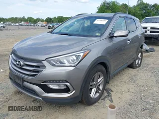 2018 Hyundai Santa Fe 2.4L z VIN 5NMZUDLB4JH073857, wystawiony jako IAAI lot #42200208 z przebiegiem 127 038 mil mil oraz . Historia ofert i sprzedaży dostępna na DreamBid. Obrazek 2.