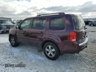2011 Honda Pilot EX-L with VIN 5FNYF3H62BB044016, listed as a Copart auction lot 41798945 with 191,876 mi miles and Salvage Title. Bid and sale history available at carsss.com. Image 2.
