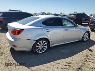 2009 Lexus IS 250 with VIN JTHBK262492089904, listed as a Copart auction lot 52156215 with 181,563 mi miles and Salvage Title. Bid and sale history available at carsss.com. Image 3.