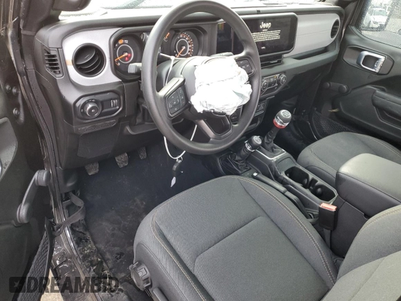 2024 Jeep Wrangler Willys with VIN 1C4PJXAG6RW368774, listed as a Copart auction lot 48961045 with 1,191 mi miles and Salvage title. Bid and sale history available at DreamBid. Image 8.