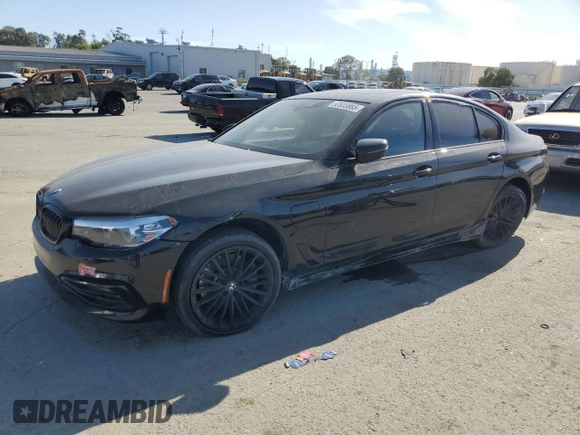 2018 BMW 5 Series 530e with VIN WBAJA9C5XJB249650, listed as a Copart auction lot 52633865 with 111,548 mi miles and Clean title. Bid and sale history available at DreamBid. Image 1.