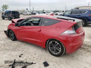 2015 Honda CR-Z with VIN JHMZF1D43FS000174, listed as a Copart auction lot 51100715 with Not Provided miles and Salvage Title. Bid and sale history available at DreamBid. Image 2.
