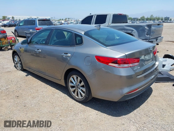2018 Kia Optima LX with VIN 5XXGT4L34JG266575, listed as a IAAI auction lot 42458844 with 73,394 mi miles and . Bid and sale history available at DreamBid. Image 3.