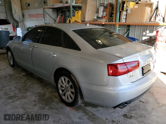 2012 Audi A6 2.0T Premium with VIN WAUCFAFC4CN173107, listed as a Copart auction lot 85260224 with 100,087 mi miles and Clean Title. Bid and sale history available at carsss.com. Image 2.
