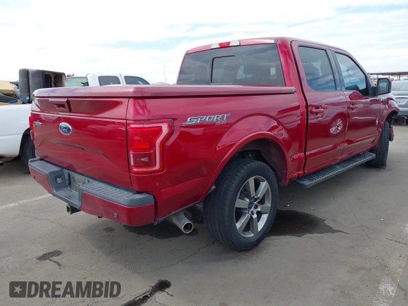 2017 Ford F-150 XL with VIN 1FTEW1EF3HFB61085, listed as a IAAI auction lot 42030502 with 110,016 mi miles and . Bid and sale history available at DreamBid. Image 4.