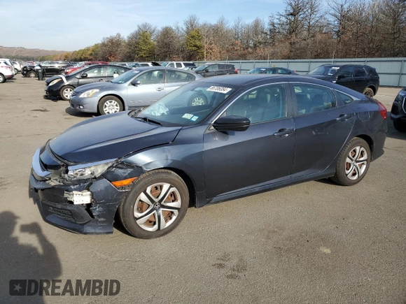 2017 Honda Civic Sedan LX with VIN 2HGFC2F5XHH556826, listed as a Copart auction lot 86706084 with 90,450 mi miles and Salvage Title. Bid and sale history available at carsss.com. Image 1.