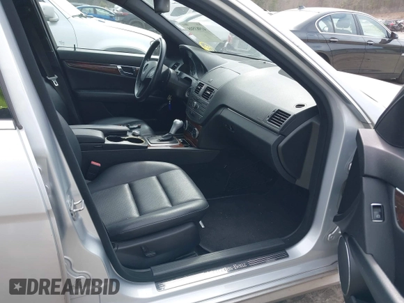 2011 Mercedes-Benz C 300 Sport with VIN WDDGF8BB1BR135955, listed as a IAAI auction lot 41983508 with 214,823 mi miles and . Bid and sale history available at DreamBid. Image 5.