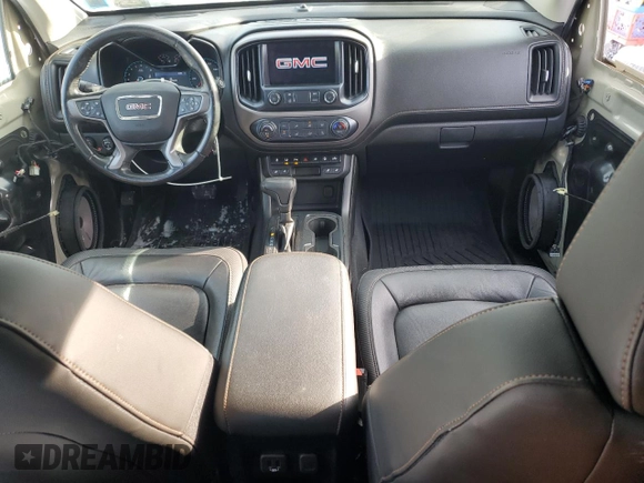 2021 GMC Canyon 4WD AT4 w/Leather with VIN 1GTG6FEN8M1279301, listed as a Copart auction lot 89373145 with 34,035 mi miles and Salvage Title. Bid and sale history available at carsss.com. Image 8.