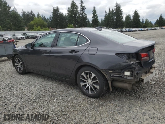 2015 Acura TLX Technology with VIN 19UUB1F55FA003713, listed as a Copart auction lot 61175075 with 108,605 mi miles and Salvage title. Bid and sale history available at DreamBid. Image 2.