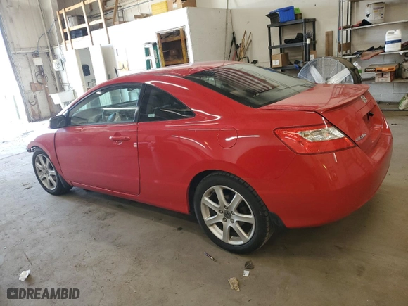 2009 Honda Civic Cpe EX with VIN 2HGFG128X9H522126, listed as a Copart auction lot 53390195 with 133,267 mi miles and Salvage Title. Bid and sale history available at carsss.com. Image 2.
