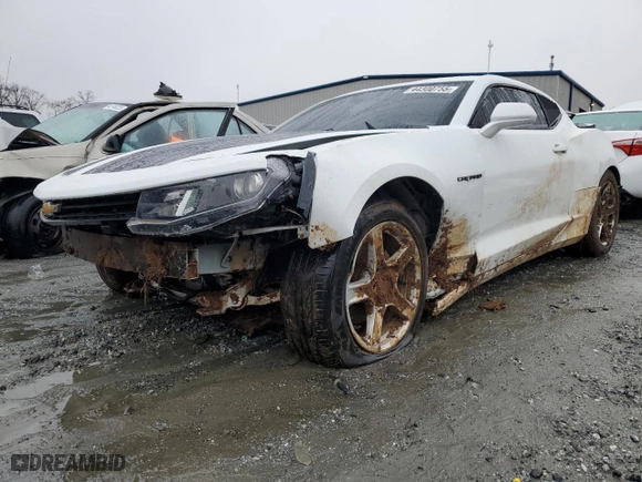 2016 Chevrolet Camaro 2LT with VIN 1G1FD1RS7G0143183, listed as a Copart auction lot 44300755 with 104,062 mi miles and Salvage Title. Bid and sale history available at carsss.com. Image 1.