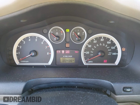 2006 Hyundai Santa Fe GLS with VIN KM8SC13D76U105720, listed as a IAAI auction lot 41559249 with 180,436 mi miles. Bid and sale history available at carsss.com. Image 7.