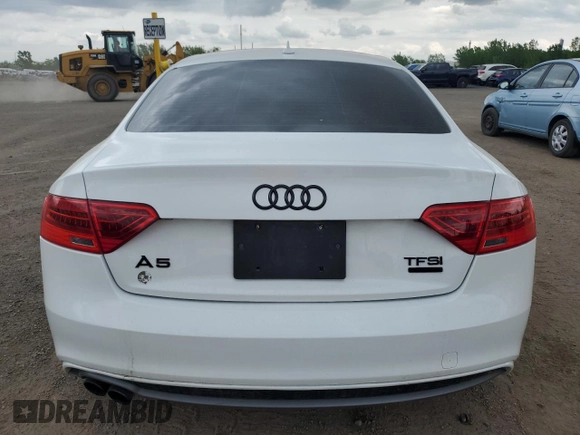 2016 Audi A5 Premium with VIN WAUD2AFR4GA008613, listed as a Copart auction lot 59663125 with 119,525 mi miles and Salvage title. Bid and sale history available at DreamBid. Image 6.