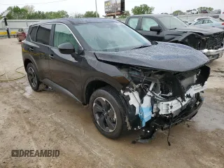 2025 Nissan Rogue SV with VIN 5N1BT3BA4SC797728, listed as a Copart auction lot 53833725 with 17,449 mi miles and Clean Title. Bid and sale history available at DreamBid. Image 4.