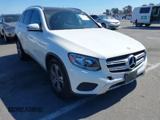 2018 Mercedes-Benz GLC with VIN WDC0G4JB1JV054358, listed as a IAAI auction lot 41656531 with 74,992 mi miles. Bid and sale history available at carsss.com. Image 1.