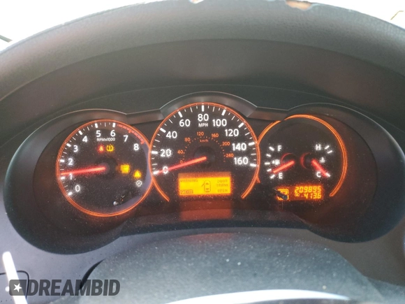 2007 Nissan Altima 2.5 with VIN 1N4AL21E17N471725, listed as a Copart auction lot 83664664 with 209,895 mi miles and Salvage Title. Bid and sale history available at carsss.com. Image 9.