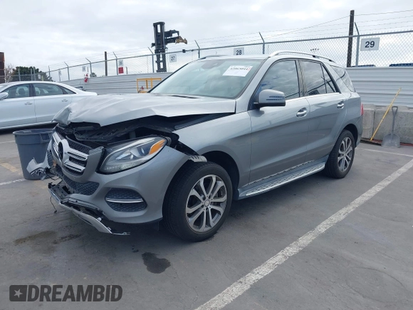 2016 Mercedes-Benz GLE 350 with VIN 4JGDA5JB7GA687442, listed as a IAAI auction lot 42065044 with 51,306 mi miles and . Bid and sale history available at DreamBid. Image 2.