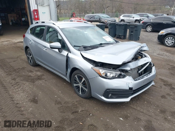 2023 Subaru Impreza Premium with VIN 4S3GTAV6XP3703123, listed as a IAAI auction lot 42018724 with 80,610 mi miles and . Bid and sale history available at DreamBid. Image 1.