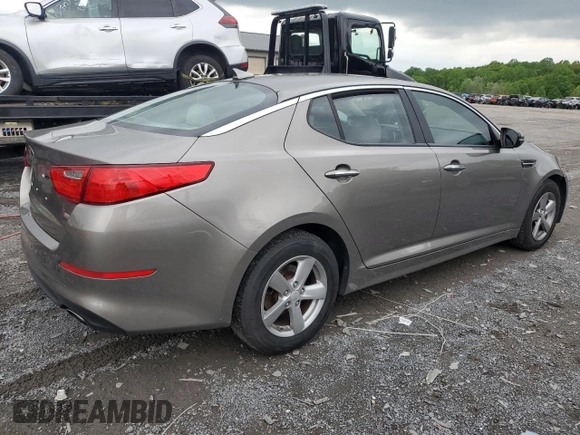2015 Kia Optima LX with VIN 5XXGM4A71FG440354, listed as a Copart auction lot 55690795 with 90,895 mi miles and Salvage title. Bid and sale history available at DreamBid. Image 3.