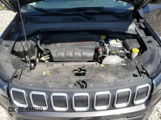 2022 Jeep Compass Latitude Lux with VIN 3C4NJDFB2NT164072, listed as a Copart auction lot 55399095 with 33,666 mi miles and Salvage title. Bid and sale history available at DreamBid. Image 12.