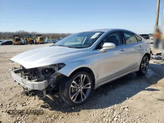 2019 Ford Fusion Titanium with VIN 3FA6P0D9XKR186914, listed as a Copart auction lot 48412915 with 124,043 mi miles and Salvage Title. Bid and sale history available at carsss.com. Image 1.