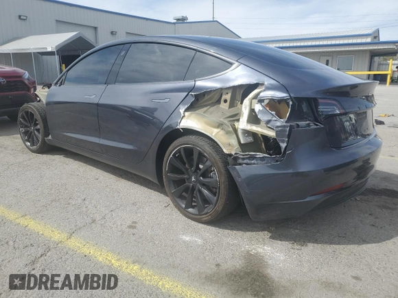2018 Tesla Model 3 Long Range Battery with VIN 5YJ3E1EA4JF110168, listed as a Copart auction lot 50425285 with 109,295 mi miles and Salvage Title. Bid and sale history available at DreamBid. Image 2.