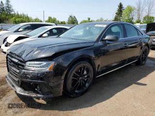 2017 Audi A8 with VIN WAUJ4AFD2HN001445, listed as a Copart auction lot 60271945 with 27,273 mi miles and Salvage title. Bid and sale history available at DreamBid. Image 1.