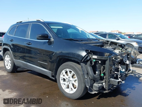 2018 Jeep Cherokee Latitude Plus with VIN 1C4PJLLX2JD525187, listed as a IAAI auction lot 42292946 with 95,492 mi miles and . Bid and sale history available at DreamBid. Image 1.