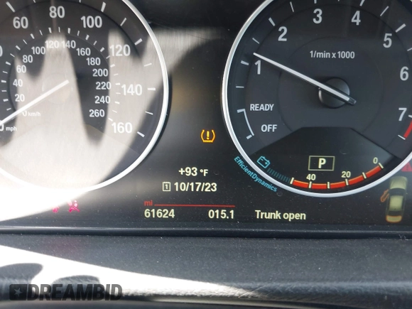 2015 BMW 3 Series 328i xDrive с VIN WBA3B5C55FF961143, выставлен на аукционе IAAI как лот 42561041 с пробегом 61 624 миль миль и . История ставок и продаж доступна на DreamBid. Изображение 15.