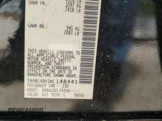 2019 Nissan Altima S z VIN 1N4BL4BV1KC148441, wystawiony jako Copart lot #54122535 z przebiegiem 129 240 mil mil oraz Szkoda całkowita • Salvage title. Historia ofert i sprzedaży dostępna na DreamBid. Obrazek 12.