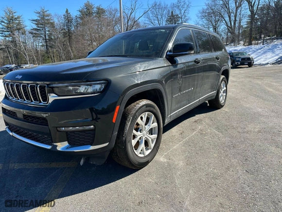 2023 Jeep Grand Cherokee L Limited with VIN 1C4RJKBG8P8702475, listed as a Copart auction lot 47852235 with 43,698 mi miles and Non Repairable. Bid and sale history available at carsss.com. Image 1.