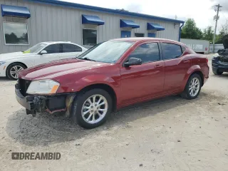 2014 Dodge Avenger SE with VIN 1C3CDZAB4EN220973, listed as a Copart auction lot 53790615 with 150,336 mi miles and Salvage Title. Bid and sale history available at DreamBid. Image 1.