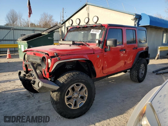 2016 Jeep Wrangler Unlimited Sport with VIN 1C4BJWDG2GL235220, listed as a Copart auction lot 48978005 with 126,863 mi miles and Salvage Title. Bid and sale history available at DreamBid. Image 1.