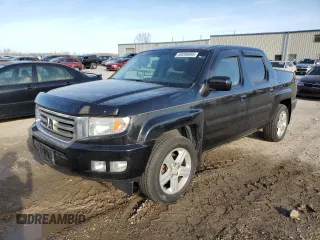 2012 Honda Ridgeline RTL with VIN 5FPYK1F58CB454158, listed as a Copart auction lot 49206995 with 167,386 mi miles and Clean Title. Bid and sale history available at carsss.com. Image 1.