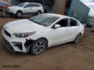 2019 Kia Forte LXS with VIN 3KPF24AD7KE125892, listed as a Copart auction lot 46333535 with 0 mi miles and Salvage Title. Bid and sale history available at carsss.com. Image 1.