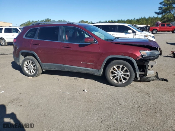 2019 Jeep Cherokee Latitude with VIN 1C4PJLCB1KD262342, listed as a Copart auction lot 45865225 with 179,157 mi miles and Salvage Title. Bid and sale history available at carsss.com. Image 4.