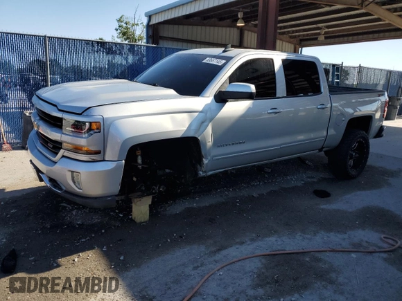 2017 Chevrolet Silverado 1500 LT with VIN 3GCUKREC0HG470703, listed as a Copart auction lot 53667145 with 167,689 mi miles and Salvage Title. Bid and sale history available at DreamBid. Image 1.