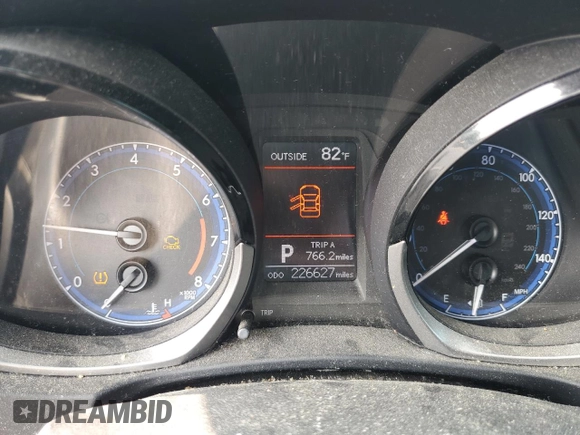 2014 Toyota Corolla L with VIN 5YFBURHE3EP124407, listed as a Copart auction lot 59093035 with 226,627 mi miles and Salvage title. Bid and sale history available at DreamBid. Image 9.