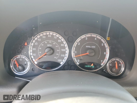 2005 Jeep Liberty Limited with VIN 1J4GK58K95W633445, listed as a Copart auction lot 86104754 with 149,972 mi miles and Salvage Title. Bid and sale history available at carsss.com. Image 9.