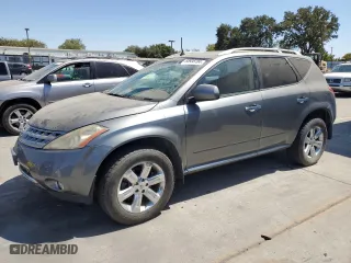 2007 Nissan Murano S with VIN JN8AZ08W47W640002, listed as a Copart auction lot 65936704 with 117,762 mi miles and Salvage Title. Bid and sale history available at carsss.com. Image 1.