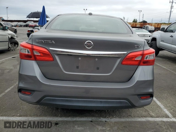 2019 Nissan Sentra S with VIN 3N1AB7AP7KY233842, listed as a Copart auction lot 50084135 with 77,600 mi miles and Salvage Title. Bid and sale history available at carsss.com. Image 6.