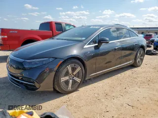 2022 Mercedes-Benz EQS 450+ z VIN W1KCG2DB7NA013917, wystawiony jako Copart lot #58728785 z przebiegiem 34 459 mil mil oraz Szkoda całkowita • Salvage title. Historia ofert i sprzedaży dostępna na DreamBid. Obrazek 1.