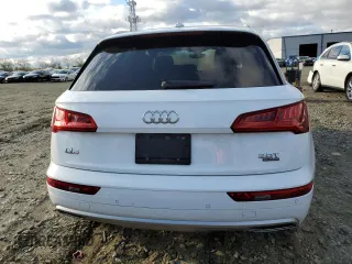 2018 Audi Q5 Premium Plus with VIN WA1BNAFY1J2111234, listed as a Copart auction lot 53334245 with 89,261 mi miles and Salvage Title. Bid and sale history available at carsss.com. Image 6.