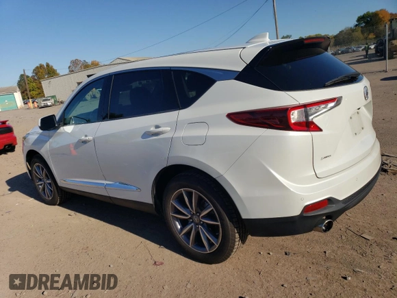 2020 Acura RDX w/Technology Pkg with VIN 5J8TC2H53LL038083, listed as a Copart auction lot 72711323 with 55,685 mi miles. Bid and sale history available at carsss.com. Image 2.