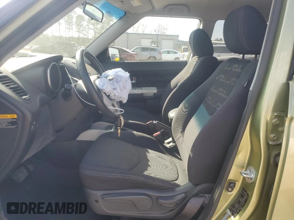 2012 Kia Soul + with VIN KNDJT2A67C7353440, listed as a Copart auction lot 50378265 with 46,719 mi miles and Salvage Title. Bid and sale history available at DreamBid. Image 7.