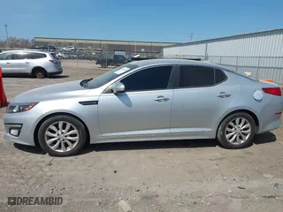 2015 Kia Optima EX with VIN 5XXGN4A7XFG423632, listed as a IAAI auction lot 42046548 with 190,941 mi miles. Bid and sale history available at carsss.com. Image 14.