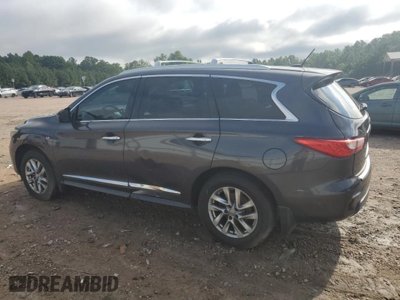 2014 Infiniti QX60 with VIN 5N1AL0MM0EC548168, listed as a Copart auction lot 59849285 with 144,723 mi miles and Salvage title. Bid and sale history available at DreamBid. Image 2.