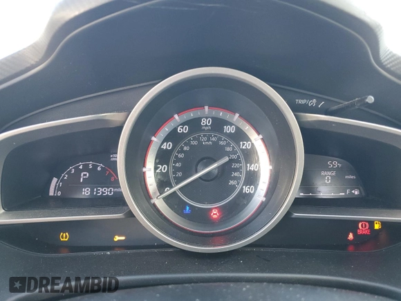 2015 Mazda 3 i Grand Touring with VIN JM1BM1W79F1256051, listed as a Copart auction lot 47898525 with 181,390 mi miles and Salvage Title. Bid and sale history available at DreamBid. Image 9.